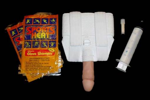 The Whizzinator included prosthetic penis attached to an undergarment 